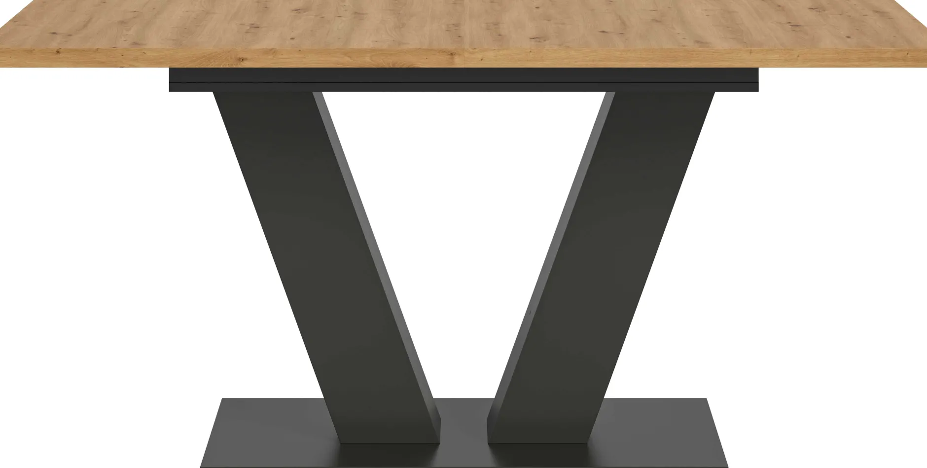 Esstisch Motion Emob – verstellbar 150-190x76x90 cm – Artisan/Grau