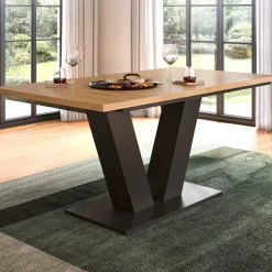 Esstisch Motion Emob – verstellbar 150-190x76x90 cm – Artisan/Grau