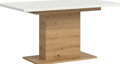 Esstisch Motion Emob - weiß/Artisan, 150-190x76x90 cm
