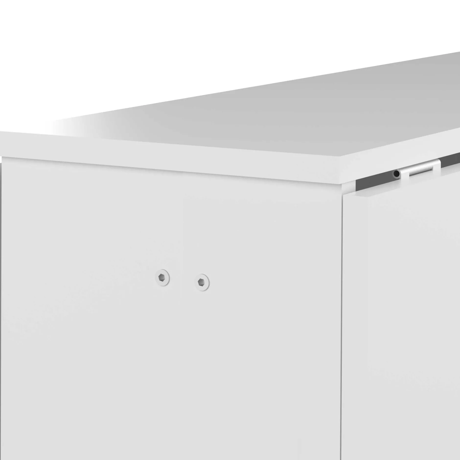 Esstisch Papillon 103 cm - weiß