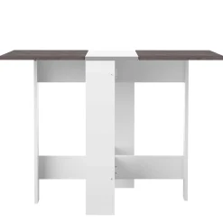 Esstisch Papillon 103 cm - weiß/Beton