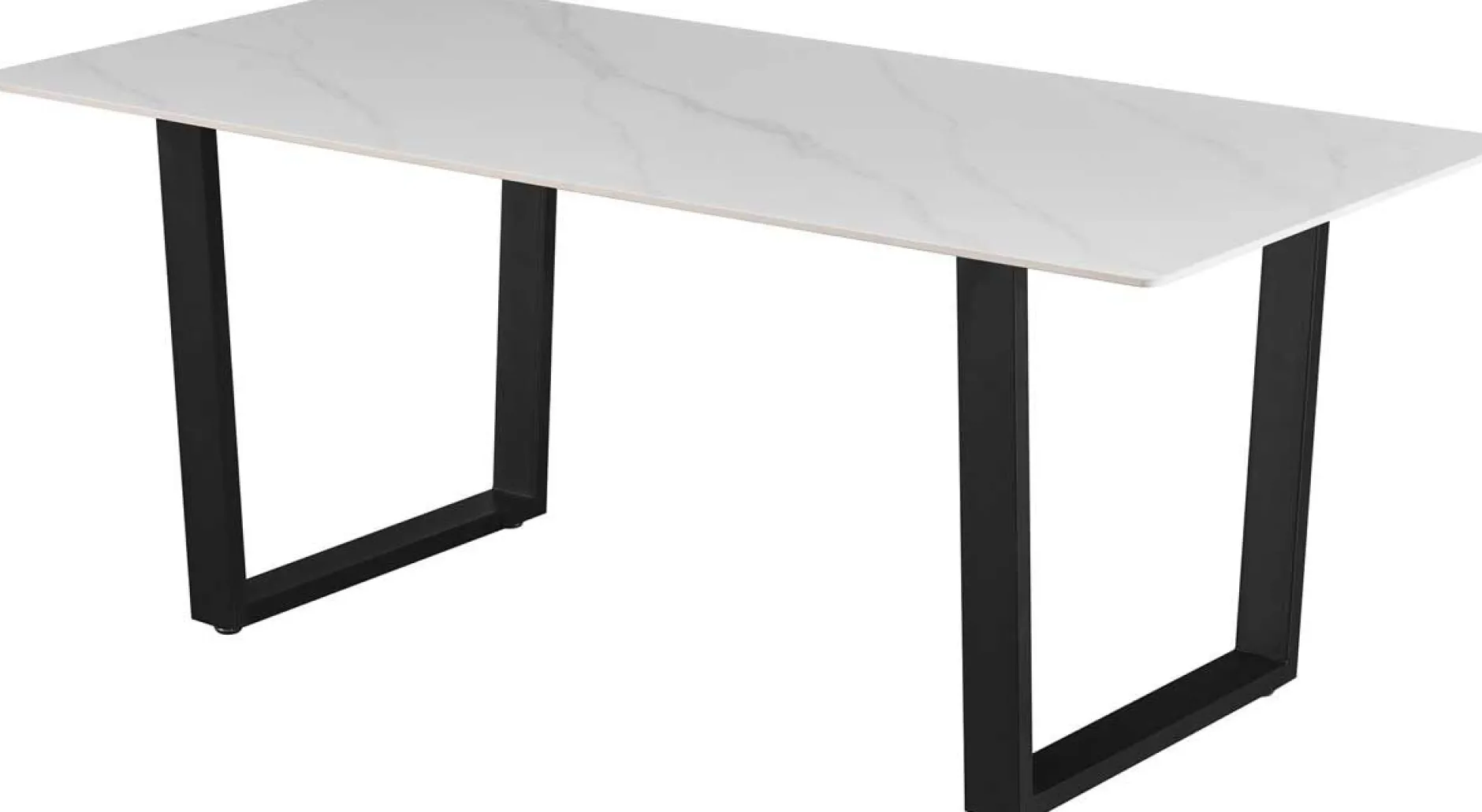 Esstisch Poseidon - 180x90x75cm - gesinterter Stein - Marmor