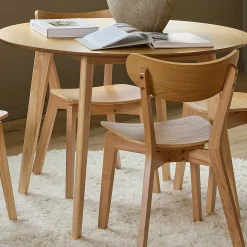 Esstisch Roxby Ø105 cm - Eiche
