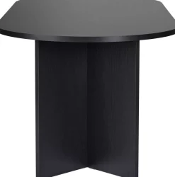 Esstisch Sabella - 100% MELAMINE - Holzschwarz - 75 x 90 x 200 cm