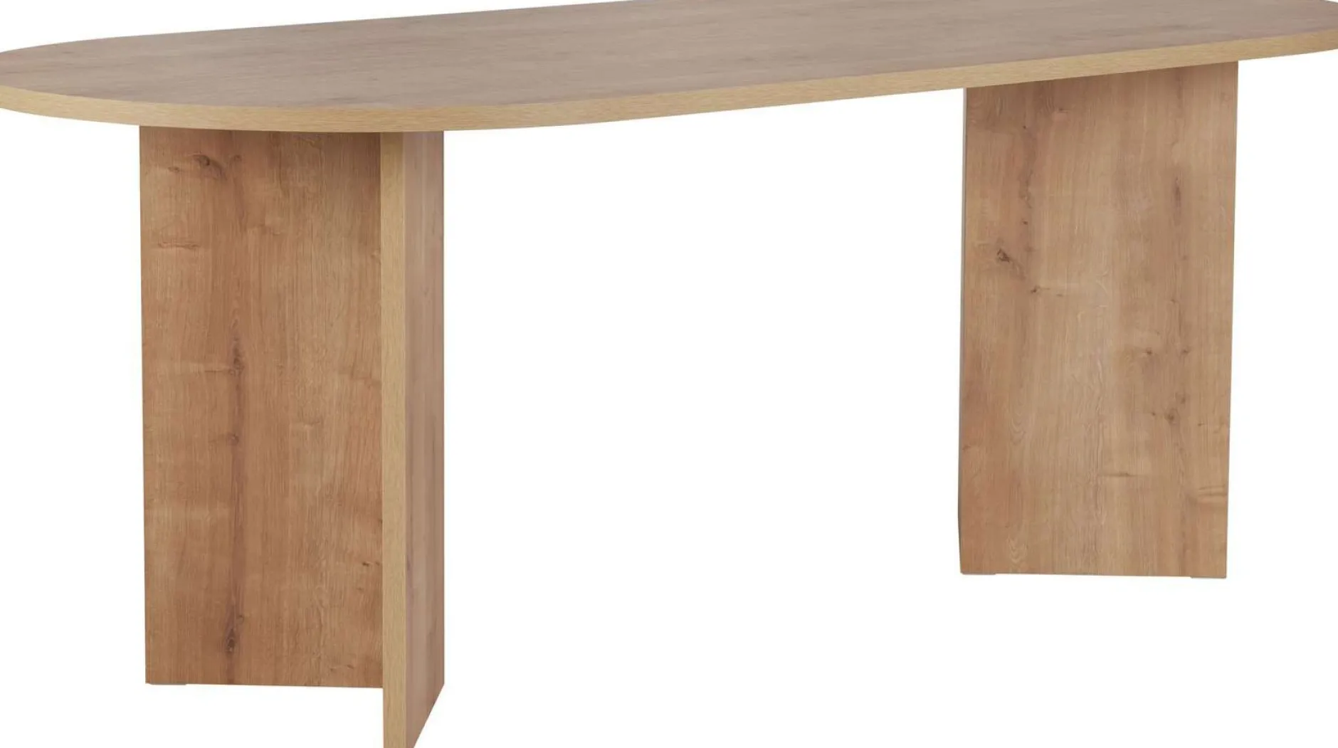 Esstisch Sabella - 100% MELAMINE - Saphireiche - 75 x 90 x 200 cm