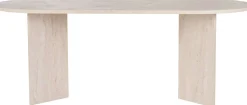Esstisch Sabella - 100% MELAMINE - Travertin - 75 x 90 x 200 cm