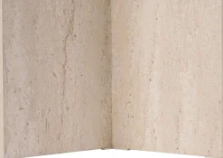 Esstisch Sabella - 100% MELAMINE - Travertin - 75 x 90 x 200 cm
