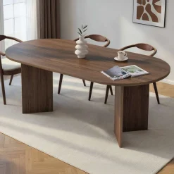 Esstisch Sabella - 100% MELAMINE - Walnuss - 75 x 90 x 200 cm