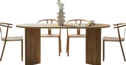Esstisch Sablin - 100% MELAMINE - Cadiz-Eiche - 75 x 90 x 180 cm