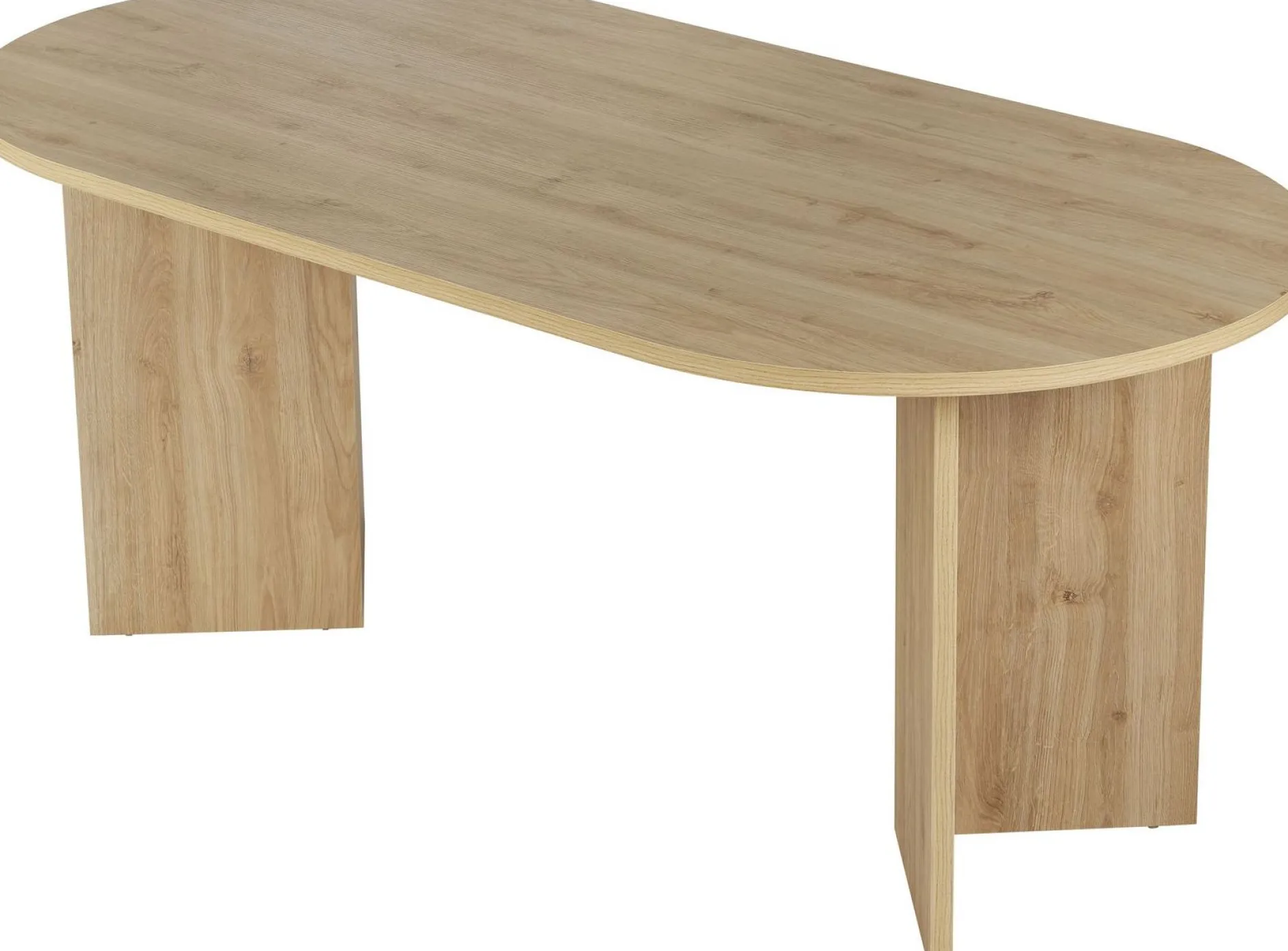 Esstisch Sablin - 100% MELAMINE - Cadiz-Eiche - 75 x 90 x 180 cm