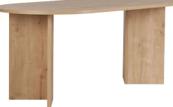 Esstisch Sablin - 100% MELAMINE - Saphireiche - 75 x 90 x 180 cm