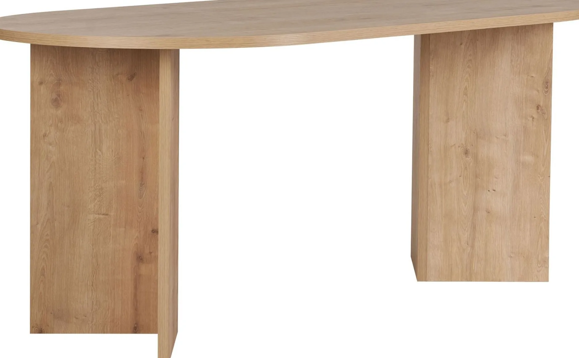 Esstisch Sablin - 100% MELAMINE - Saphireiche - 75 x 90 x 180 cm