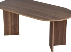 Esstisch Sablin - 100% MELAMINE - Walnuss - 75 x 90 x 180 cm