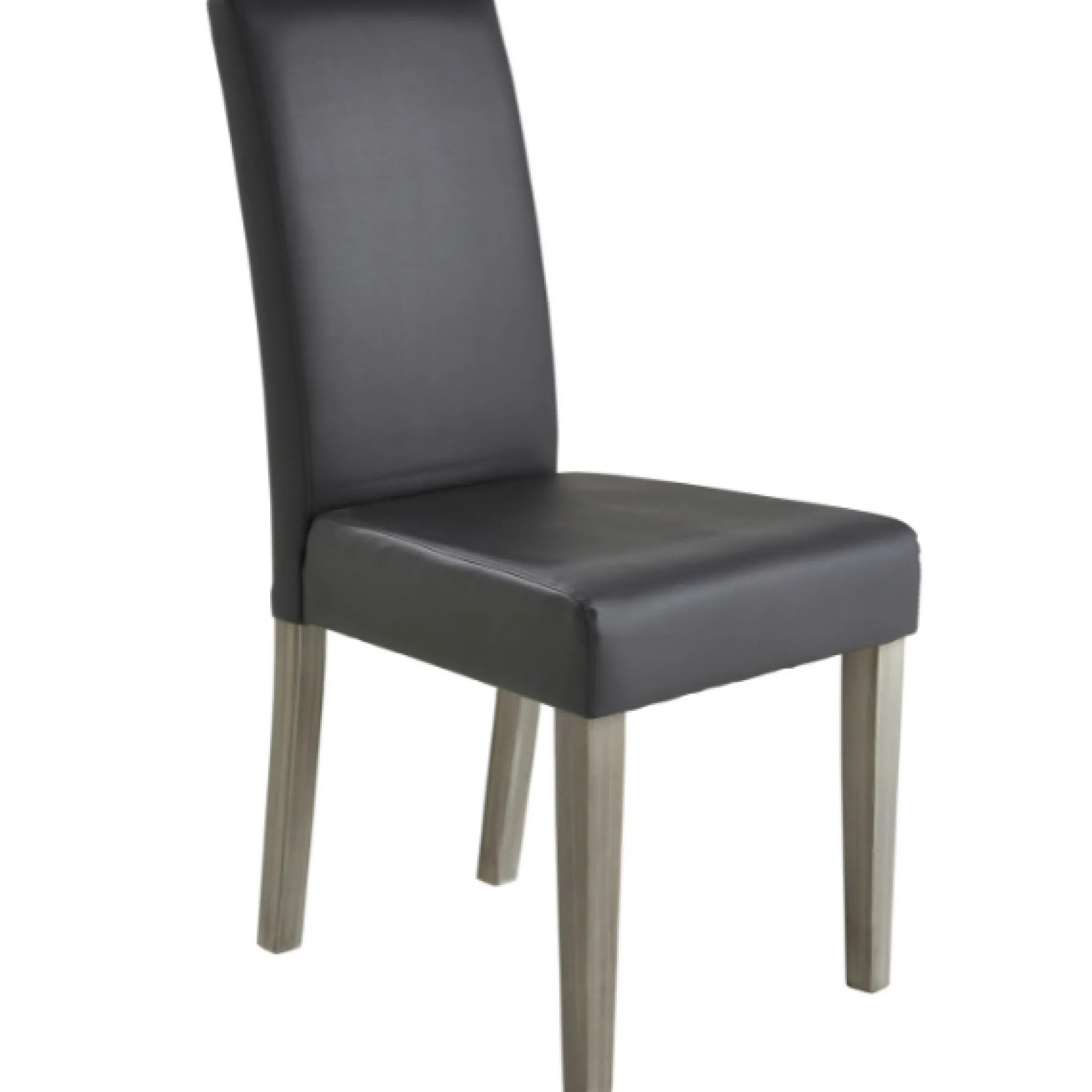 Esstischstuhl Nani - 58x45x95 cm - Dunkelgrau/Polyurethan