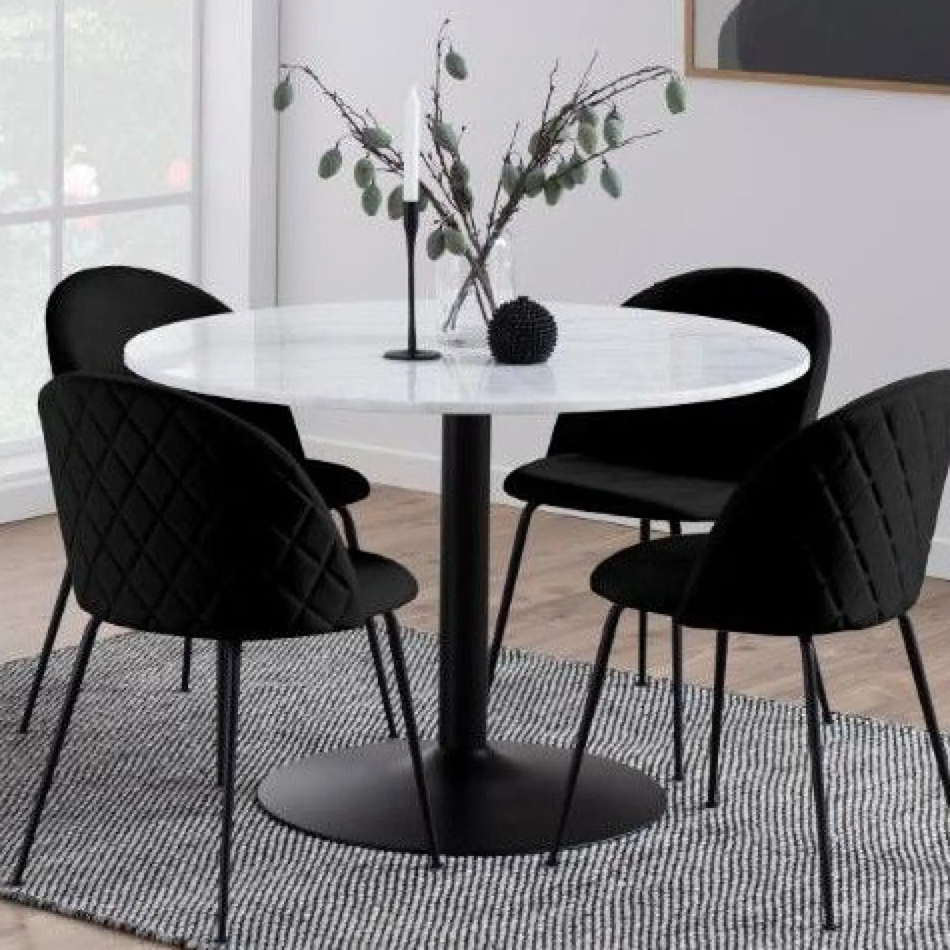 Esstisch Tarro ø110cm - schwarz