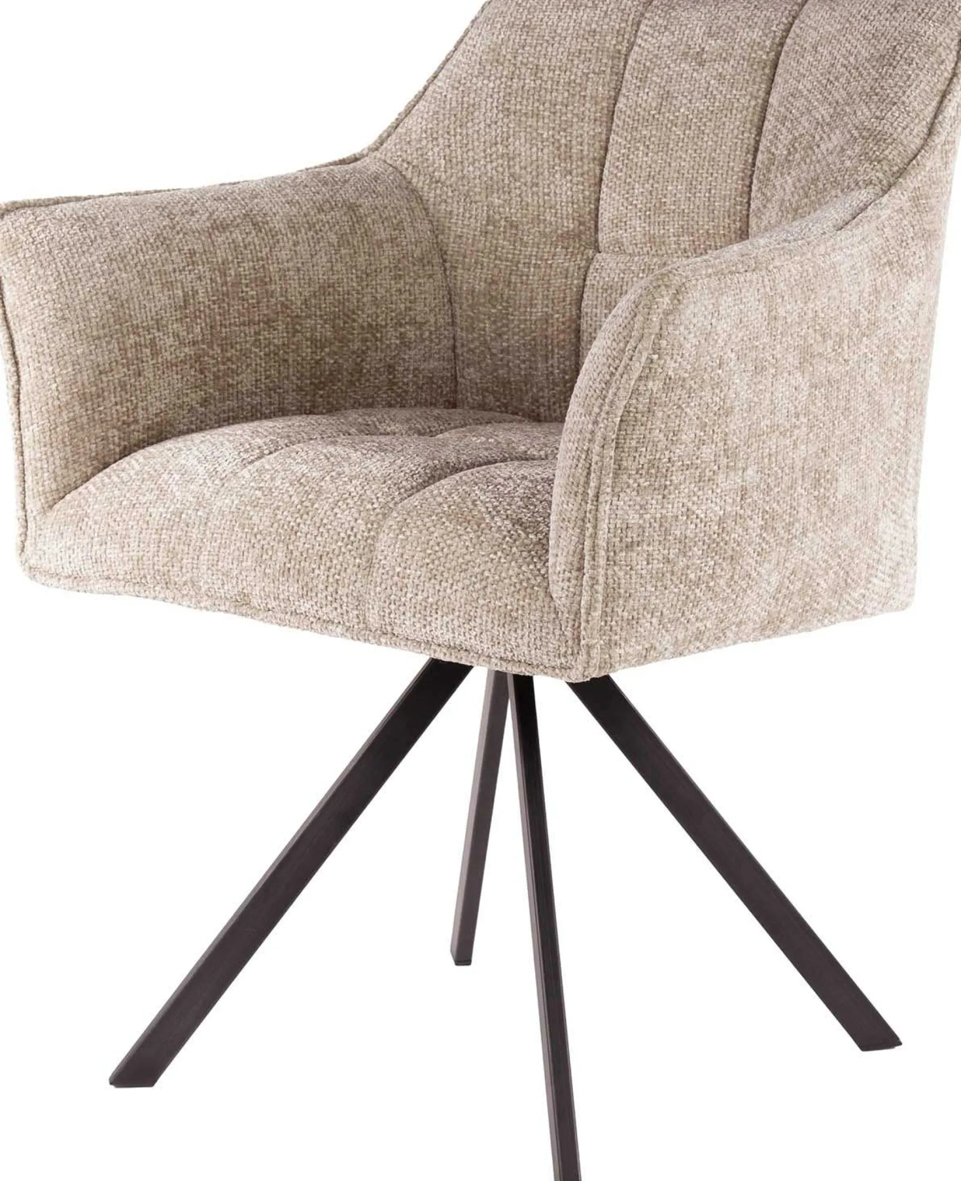 Esszimmer-Drehstuhl Aster - 63x60x81cm - sand