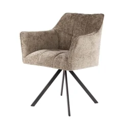 Esszimmer-Drehstuhl Aster - 63x60x81cm - champagner