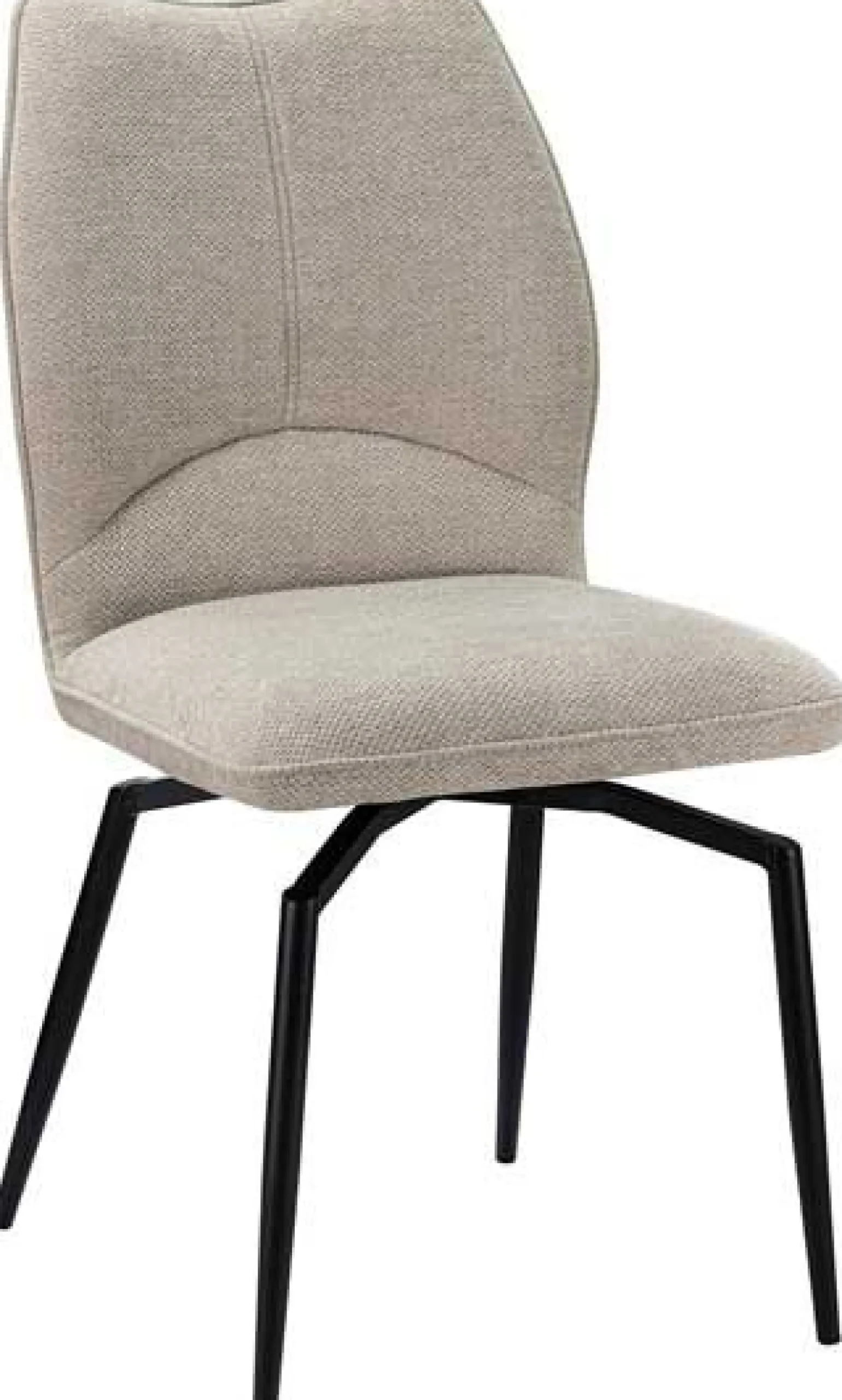Esszimmer-Drehstuhl Lara - 46x60x89cm - écru