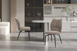 Esszimmer-Drehstuhl Lara - 46x60x89cm - sand