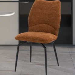 Esszimmer-Drehstuhl Lara - 46x60x89cm - Rost