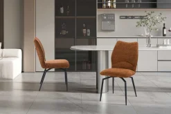 Esszimmer-Drehstuhl Lara - 46x60x89cm - Rost