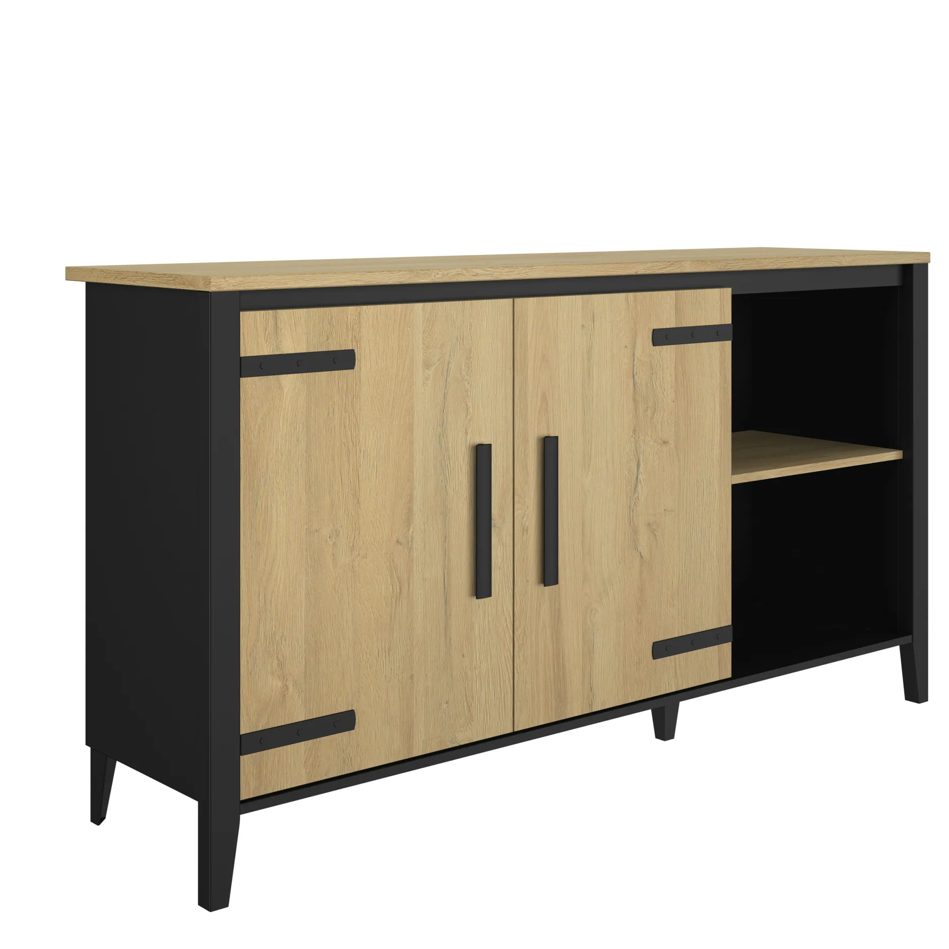 Esszimmergarnitur Kork | Esstisch, Vitrine, Anrichte | Gold Oak Design