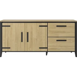 Esszimmergarnitur Kork | Esstisch, Vitrine, Anrichte | Gold Oak Design