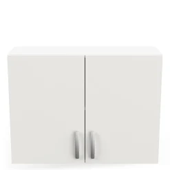 Esszimmergarnitur Nova - Hängeschrank, Seitenschrank, Küchenschrank, Wandschrank & Säulenschrank - Weiß/MDF