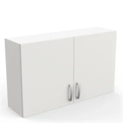 Esszimmergarnitur Nova - Küchenschrank & Oberschrank - Weiß/MDF