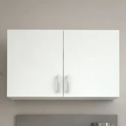 Esszimmergarnitur Nova - Küchenschrank & Oberschrank - Weiß/MDF