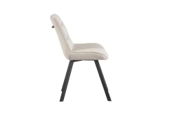 Esszimmerstuhl Amalia | 53 x 61 x 87 cm | Sandfarbenes Design