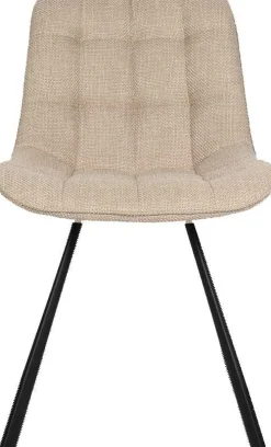 Esszimmerstuhl Ariba mit Metallbeinen - beige