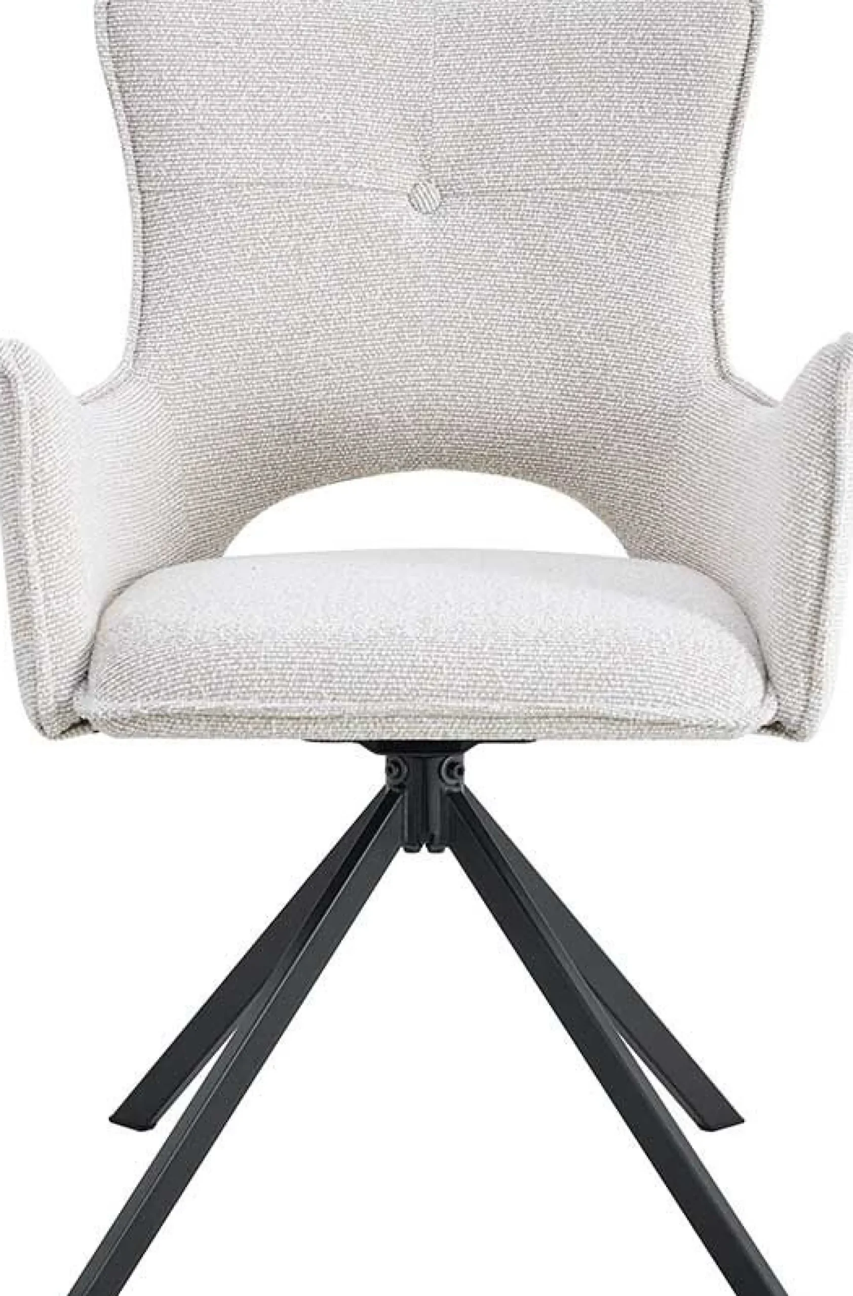 Esszimmerstuhl Billy - 58x60x88cm - drehbar - ecru