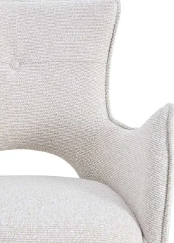 Esszimmerstuhl Billy - 58x60x88cm - drehbar - ecru