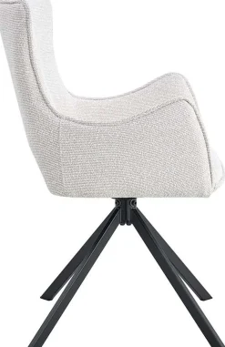 Esszimmerstuhl Billy - 58x60x88cm - drehbar - ecru