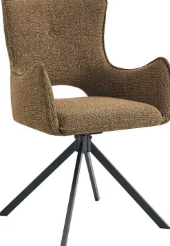 Esszimmerstuhl Billy - 58x60x88cm - drehbar - Rost