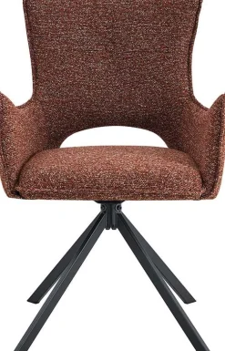 Esszimmerstuhl Billy - 58x60x88cm - drehbar - rot