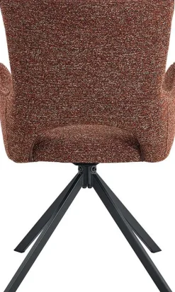 Esszimmerstuhl Billy - 58x60x88cm - drehbar - rot