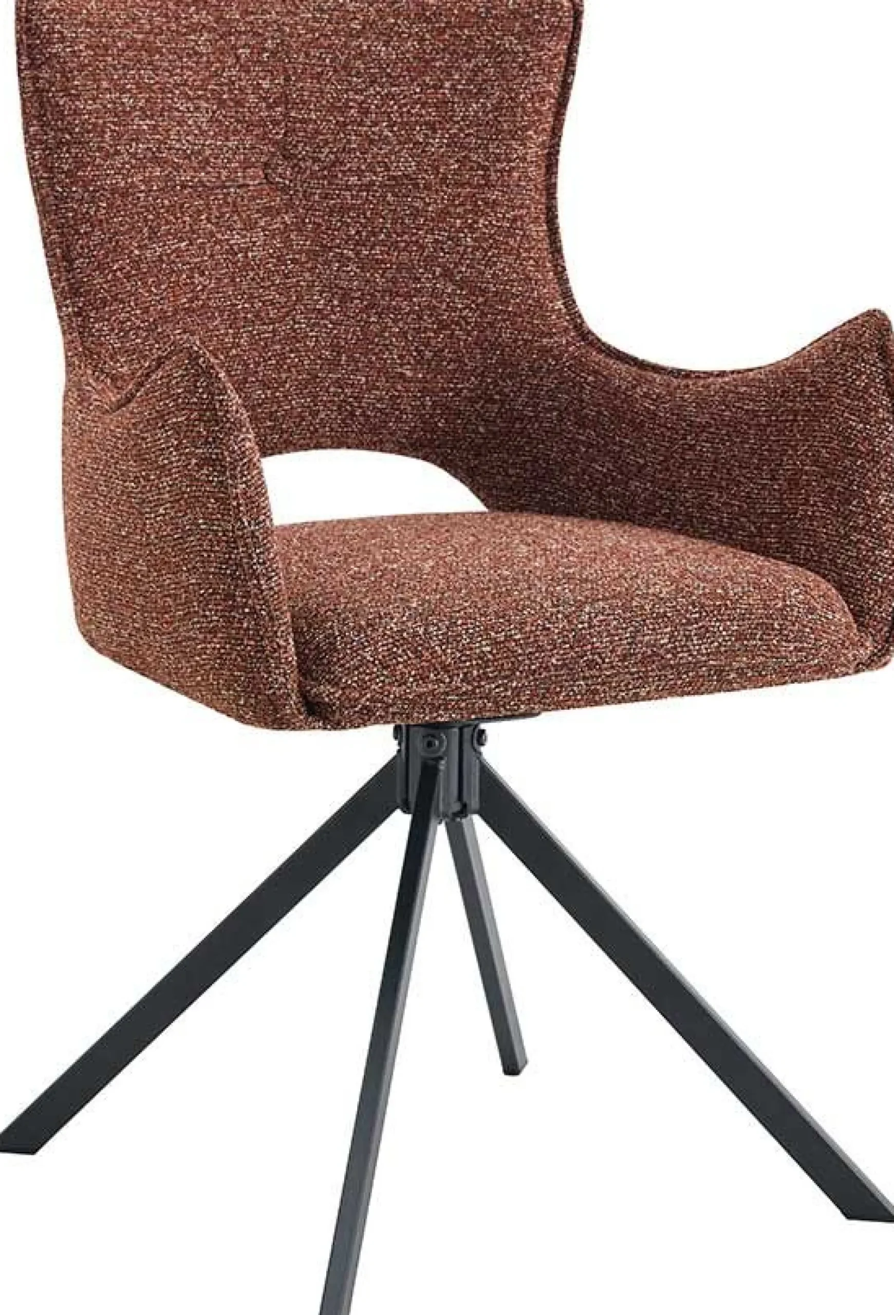 Esszimmerstuhl Billy - 58x60x88cm - drehbar - rot