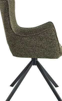 Esszimmerstuhl Billy - 58x60x88cm - drehbar - grün