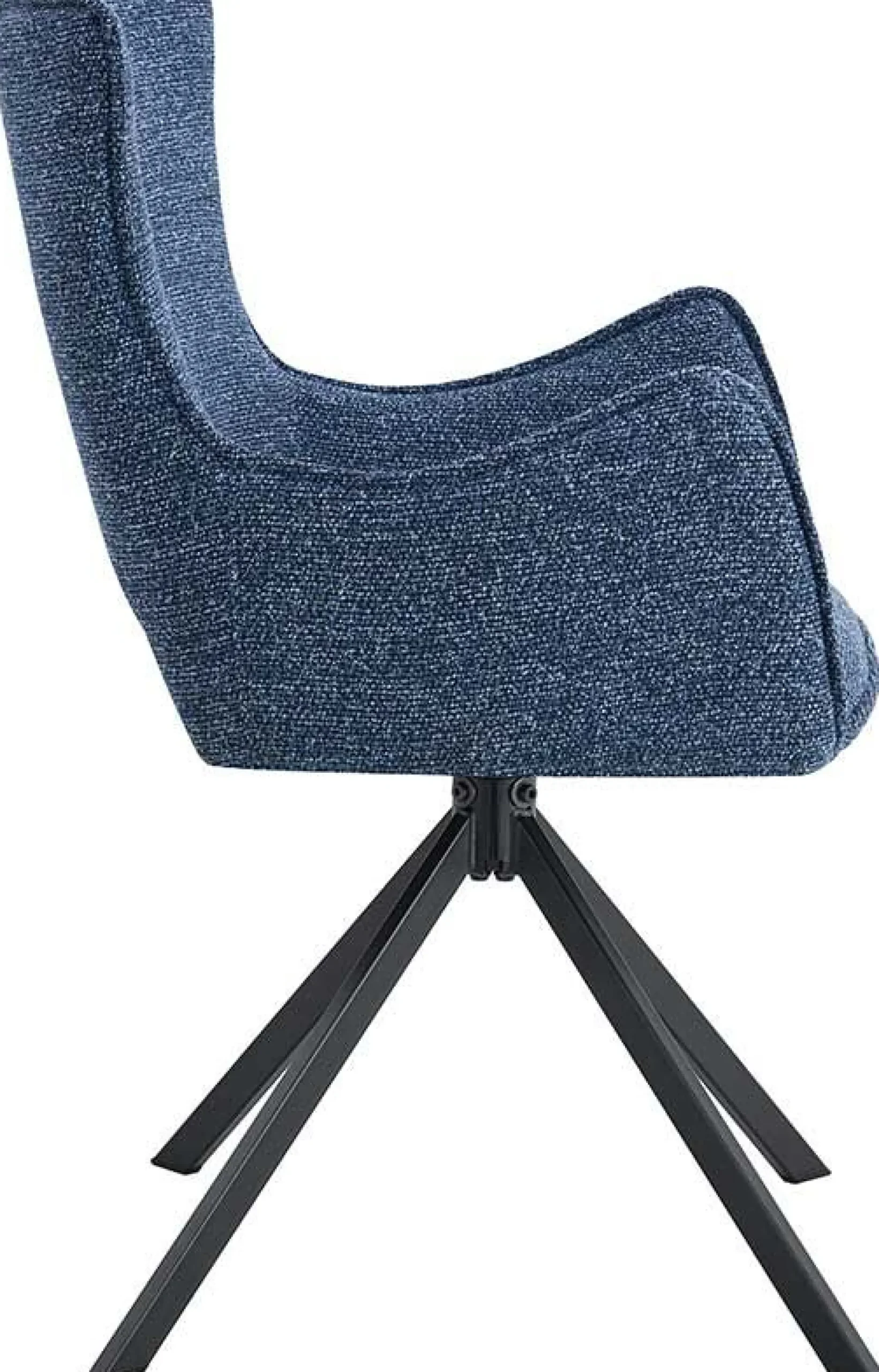 Esszimmerstuhl Billy - 58x60x88cm - drehbar - blau
