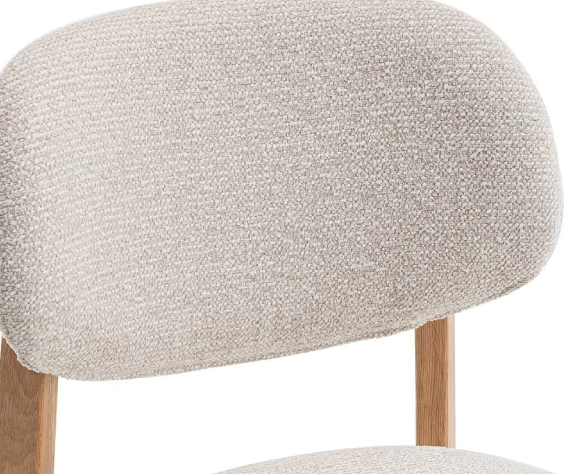 Esszimmerstuhl Carmen - 48x59x83,5cm - Eiche massiv/beige Stoff