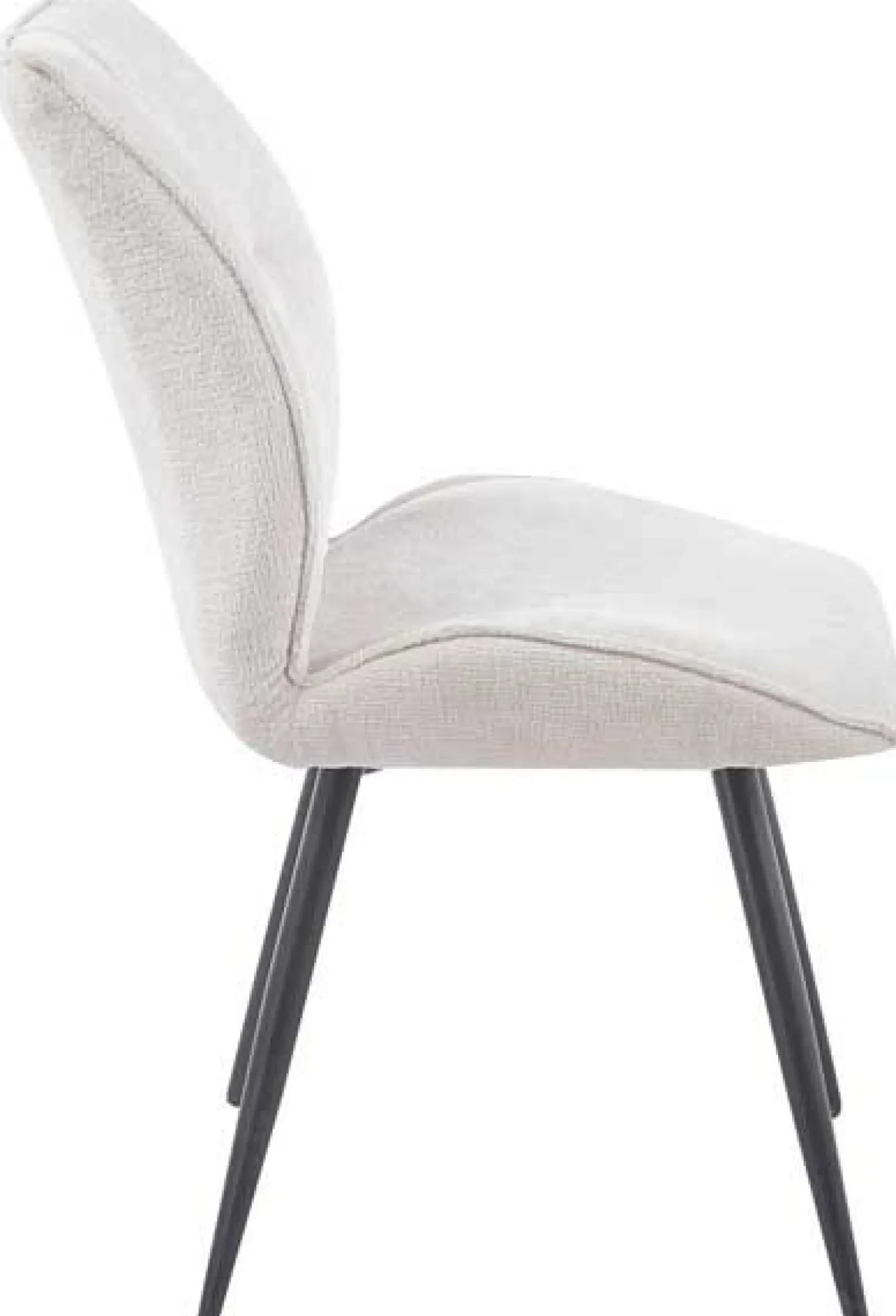 Esszimmerstuhl Faye - 49x65x89cm - ecru