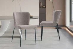 Esszimmerstuhl Lisa | 50 x 62 x 85 cm | Sandfarbenes Design