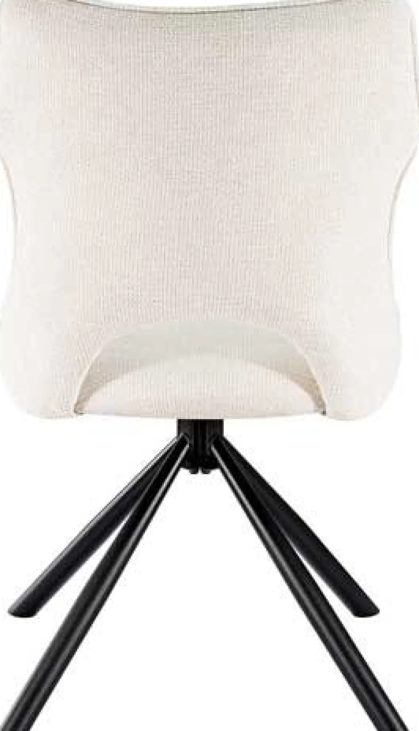 Esszimmerstuhl Morris - 48x59.5x90cm - drehbar - beige Stoff