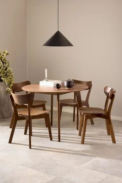 Esszimmerstuhl Rover - 45x55x79,5cm - Walnussfurnier