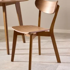 Esszimmerstuhl Rover - 45x55x79,5cm - Walnussfurnier