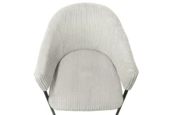 Esszimmerstuhl Seagall | 54 x 62 x 78 cm | Corduroy Hellgrau Design