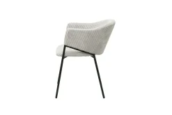 Esszimmerstuhl Seagall | 54 x 62 x 78 cm | Corduroy Hellgrau Design