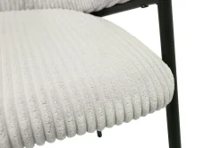 Esszimmerstuhl Seagall | 54 x 62 x 78 cm | Corduroy Hellgrau Design